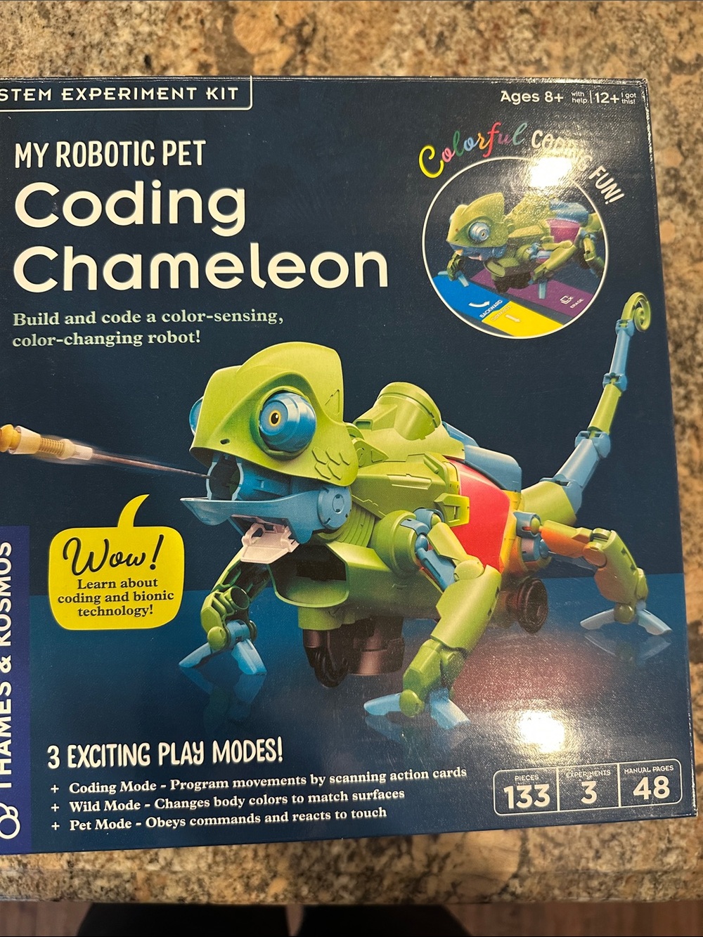 Thames & Kosmos My Robotic Pet: Coding Chameleon STEM Building & Experiment Kit